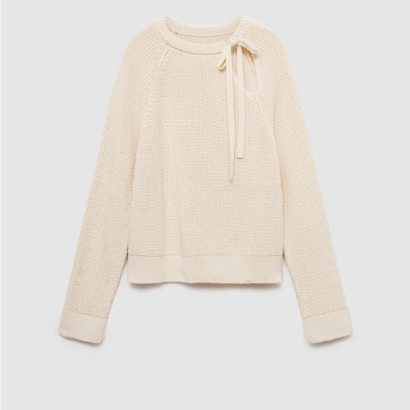 Mango CUT-OUT KNITTED SWEATER - Picture 7 of 7